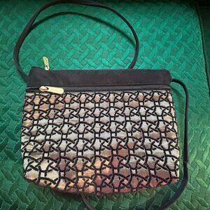 Danny K. Embroidered Tapestry Crossbody - Medium - NEW - Made in the USA